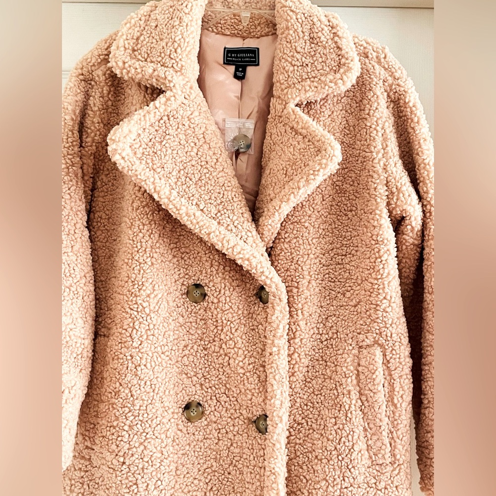 G By Giuliana Black Label Teddy Coat - Picture 3 of 6